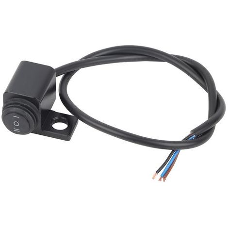 Interrupteur de guidon étanche, phare antibrouillard, bouton ONOFFON pour moto et ATV avec trou de montage de 0,4 pouces (côté droit) (1/5)