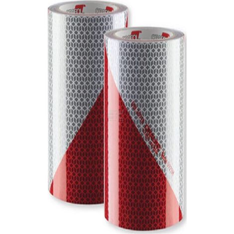 Adesivo di avvertimento 282 mm x 10 m sinistro/destro classe 3 5921M MAZON WB5186100 (1/2)