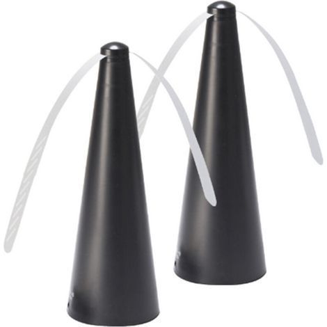 Ventilateur Anti-Mouche, Lot de 2 répulsifs Anti-moustiques sans Utiliser de Produits Chimiques, pour éloigner les mouches et les insectes de la nourriture, pour Camping Salle à Manger Jardin