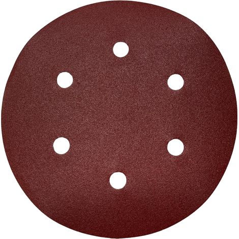 Saitac d-vel aw-d disco autoaggrappante di carta abrasiva Ø150 mm p40 6 fori