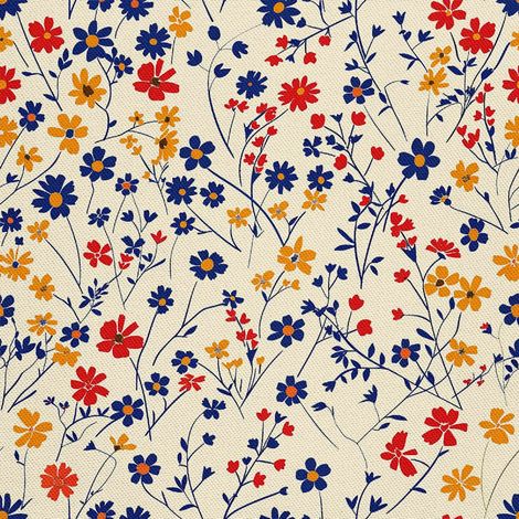 Tela decorativa para exteriores Oxford - Motivo de flores I DX5406 (1/5)