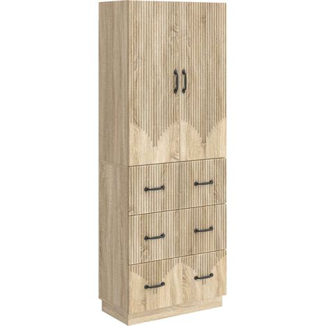 Set di armadi 2 pcs Rovere Sonoma 66 x 34,5 x 87 cm vidaXL