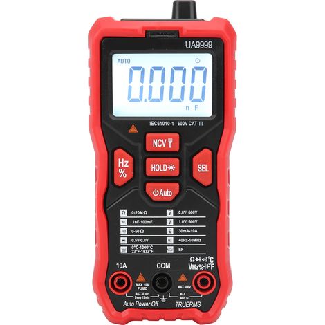 UA9999 Digitalmultimeter mit hoher Genauigkeit – AC/DC-Spannungs-, Strom-, Kapazitäts- und Widerstandsmessgerät (1/5)