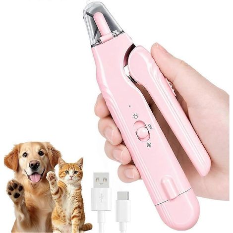 2-dans-1 chien Nail Grinder et chien Nail Clippers Trimmers pour grand moyen petit chiens chats animaux Claw avec (1/5)