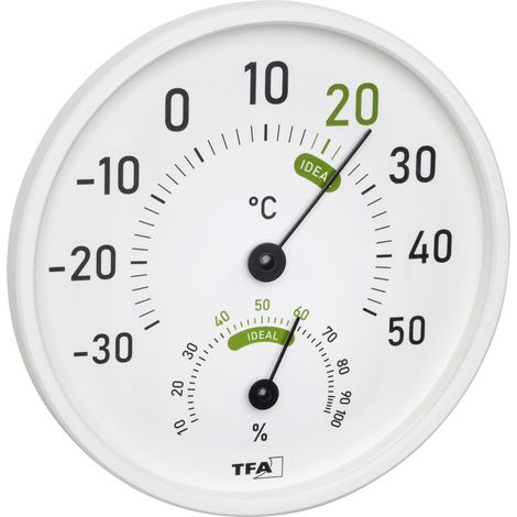 TFA Dostmann Thermo-/Hygrometer Weiß 45.2045.02
