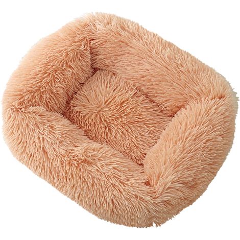 Lit Pour Chien - Coussin Apaisant En Velours Doux Avec Rembourrage Épais - Pour Chiens Et Chats De Taille Petite À Moyenne - Lavable En Machine - 43 x 35 x 20 cm - 1 Pièce (1/5)