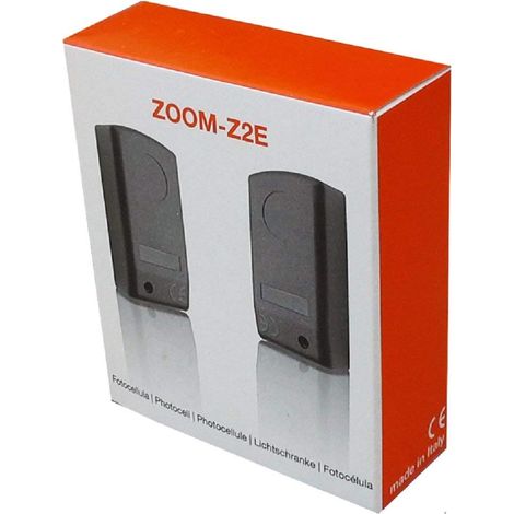 Nologo Zoom-Z2E Fotocellule per Cancello, Nero (1/3)