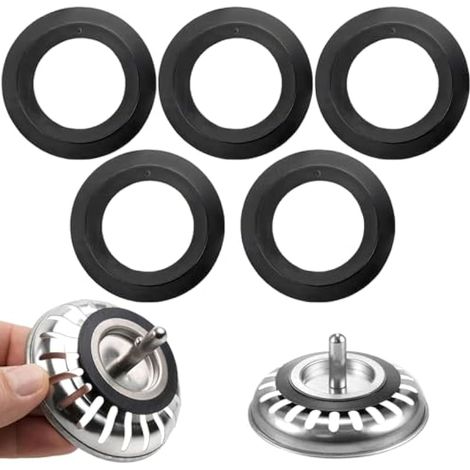 Lot de 5 Joints toriques en Caoutchouc pour Bouchon d'évier Franke Blanco pour Filtre à Panier 78 79 80 82 83 mm Accessoires de Remplacement pour évier de Cuisine et buanderie (1/4)
