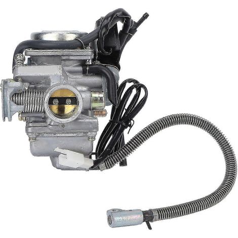 Carburateur de remplacement avec tuyau d'huile pour moteur GY6 125/150 cm³ 4 temps de moto/quad (1/5)
