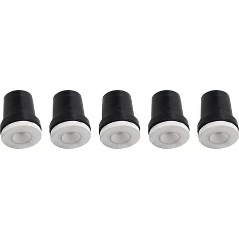 Lot de 5 buses de sablage 2/2,5/3/3,5 mm Embouts en céramique pour réservoirs de sablage de 5 gallons, noir (1/5)