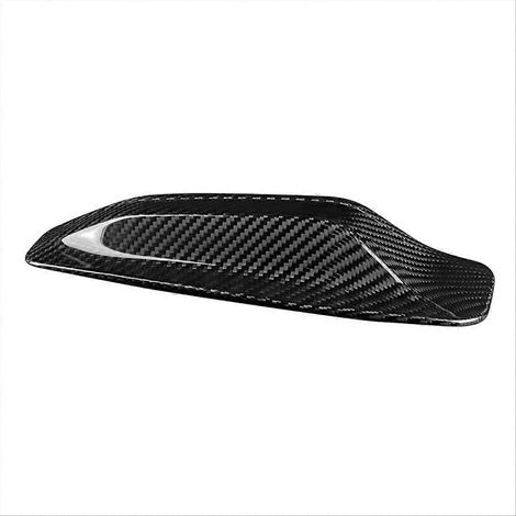 Antennenabdeckung für Autodachspoiler, Aufkleber aus echtem Carbonfaser für (1/5)