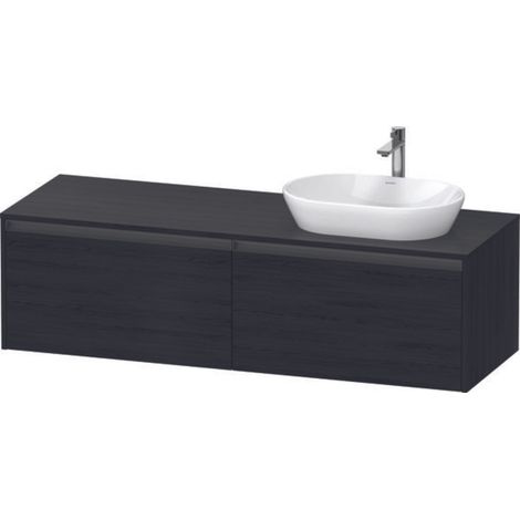 Duravit Ketho.2 Konsolenwaschtischunterbau, Beckenausschnitt (1/2)