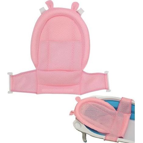 Sede di inserimento della vasca da bagno per il bambino, maglia doccia neonato maglia doccia neonato 0-3 anni) (rosa) (1/5)
