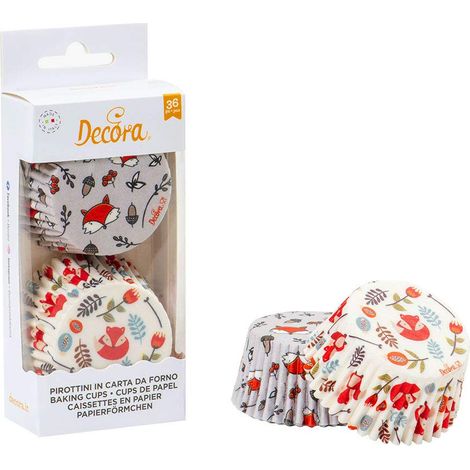 Decora 0339831 CF 36 Pirottini Volpe, ø 50 x 32 mm, Carta da Forno (1/3)
