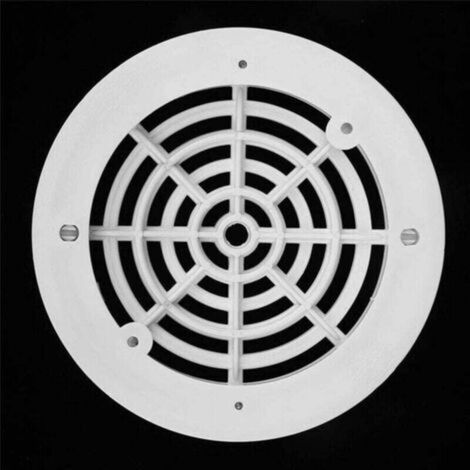 Lot de 2 Plaques de Montage et Grille Supérieure pour Drain Principal Piscine 20 cm (1/4)