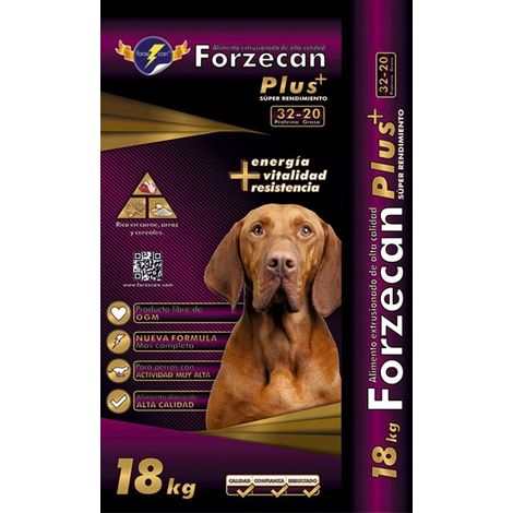 Forzecan Plus 51% carne, senza sostanze chimiche e senza OGM. 18 kg
