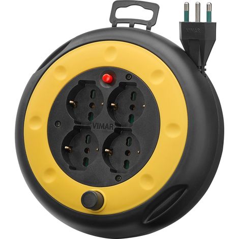 VIMAR - 0P32713 16A 4-fach Universal-Kabeltrommel 4m