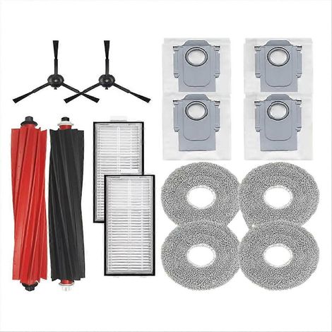 Remplacement de la brosse latérale, du rouleau principal, du filtre, de la lingette et du sac à poussière pour robot aspirateur Qrevo Master / Qrevo Slim (1/5)