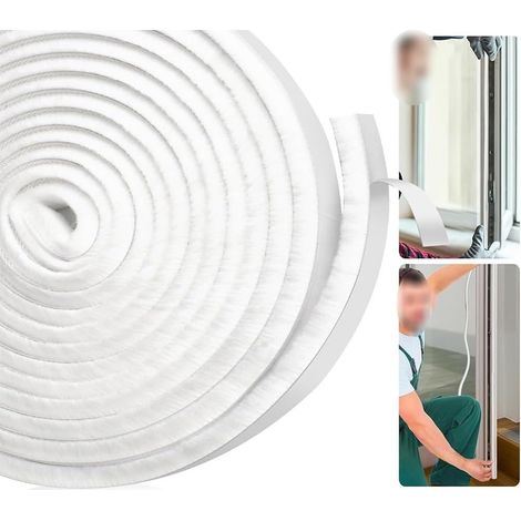 5m Door/Window Sealing Strip, Noise Reduction (White) (1/5)