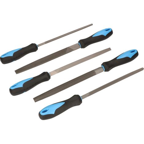 KOTARBAU Jeu de limes métalliques 5 pcs. Remplacement serrurier professionnel 30cm (1/5)