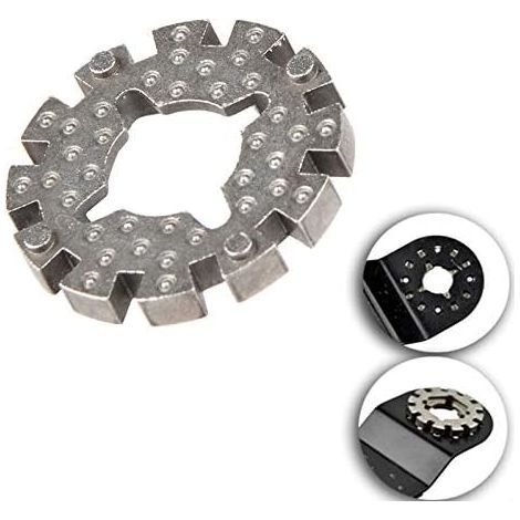 Adaptateur pour outil multifonction 10,8 V 28 x 3 mm – Compatible Silverline, Bosch, Dremel – Fabriqué en poudre métallique-ARCAN (1/4)