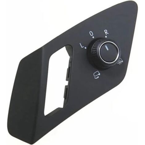 Bouton De Reglage - Retroviseur Laterale Voiture - Compatible Golf 7 VII MK7 2014-2018 - Reference 5G0959565 - Unite (1/4)