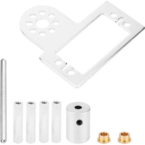 Plaque de fixation servo en alliage 7005 pour robots Tetrix et Pitsco (1/5)