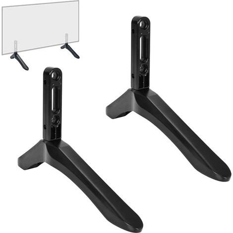 Support de TV sur pieds pour téléviseurs 32-65 pouces – Alliage aluminium – Charge max 45 kg – Montage sans perçage – Patins anti-rayures (1/5)
