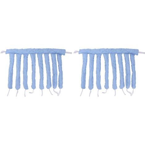 Lot de 2 bigoudis sans chaleur pour cheveux, pour femmes et filles, outil de coiffure à domicile avec bandeau. (1/5)