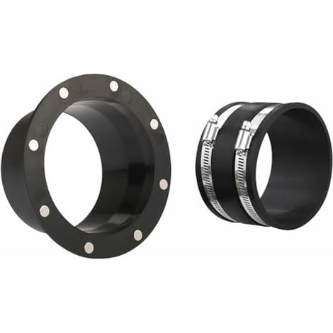 Adaptateur d'aspiration magnétique 14 cm, fermeture rapide avec 8 aimants puissants, raccord de tuyau universel pour aspiration de poussière sur scie circulaire de table, rabot d'épaisseur et travail