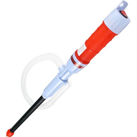 Pompe à siphon électrique, alimenté par batterie, transfert d'eau, de fioul, d'essence, transfert de liquide, accessoires de voiture, rouge (1/5)