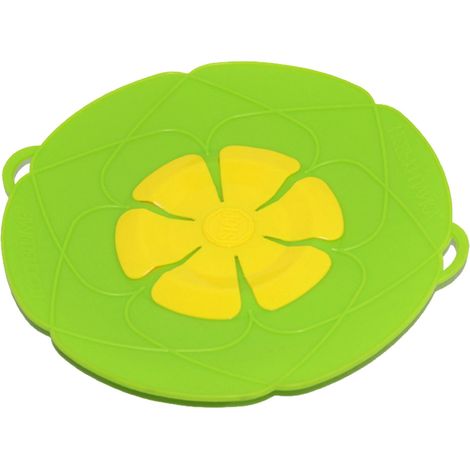 Couvercle Anti-débordement - En Silicone Alimentaire - Pour Casserole Et Poêle - Température De -40 À +260 °C - Empilable Sans Bouton Central - 1 Pièce (1/5)