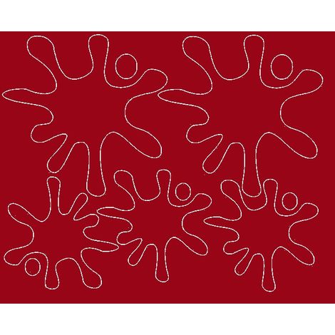 Autocollant de masquage, autocollants de retouche, rouge foncé brillant