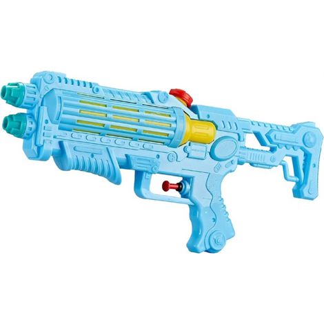 Marbueno Pistola de Agua Plastico Presion Color Azul 35x15,5 cm