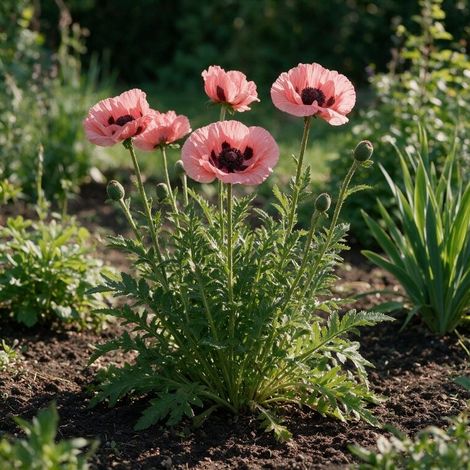 Pavot orientale Brilliant 20cm Godet 9cm - Papaver (1/4)