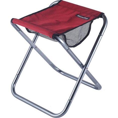 Großer, tragbarer Klapphocker für Camping und Outdoor-Aktivitäten – ideal für Reisen, Angeln, Wandern und Grillen