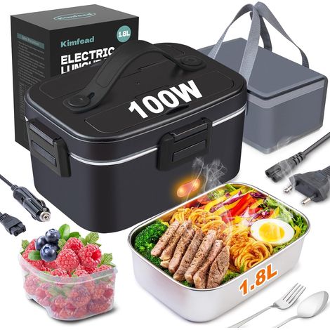 Gamelle Chauffante 100W 1.8L Lunch Box Chauffante 12V/24V/230V (1/5)
