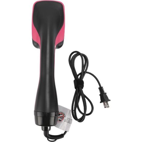 Sèche-cheveux Brosse - 2-en-1 - Technologie Ions Négatifs - Pour Cheveux Mouillés ou Secs - Brosse Large - 1 Pièce
