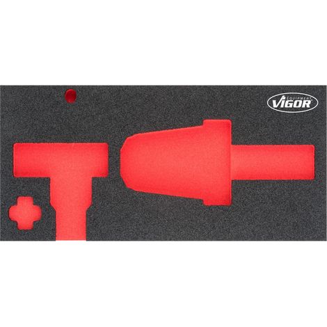 VIGOR Insert en mousse souple, vide V4921-L