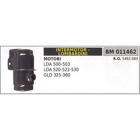 Marmitta LOMBARDINI motopompa generatore LDA 500 503 520 522 011462