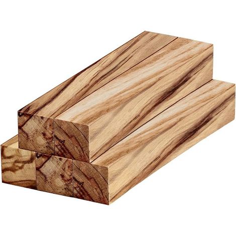 Set mit 5 Rohlingen aus Olivenholz für Stifte, Zubehör zum Drechseln, DIY, 5 x 3/4 x 3/4 Zoll