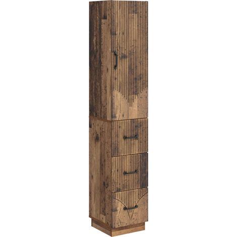 Schrankset 2 pcs Altholz 33 x 34,5 x 87 cm Holzwerkstoff vidaXL