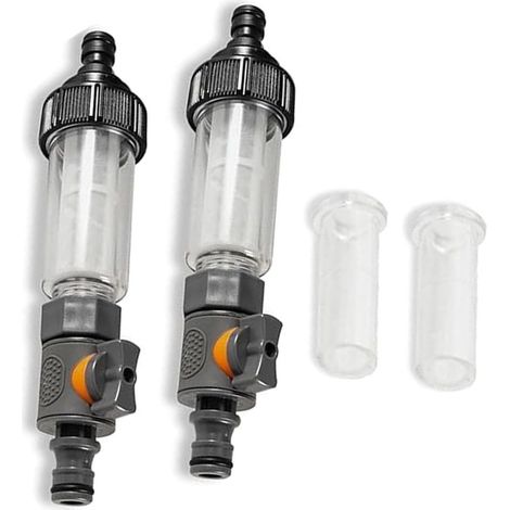 Lot de 2 filtres à eau pour camping-car, caravane, yacht, nettoyeur haute pression (1/5)