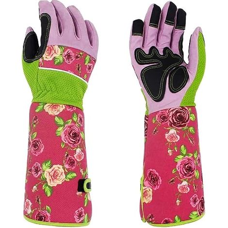 Filiyano-Gants de jardinage en cuir robuste pour hommes et femmes (1/5)