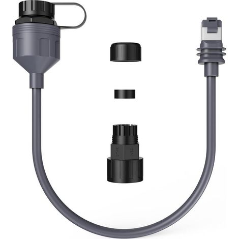 Adaptateur Ethernet Starlink Gen 3/Mini, coupleur d'extension/réparation étanche pour Starlink Gen3 Standard SPX vers RJ45, compatible avec Star Link V3/Mini Dishy (1 pièce) (1/5)