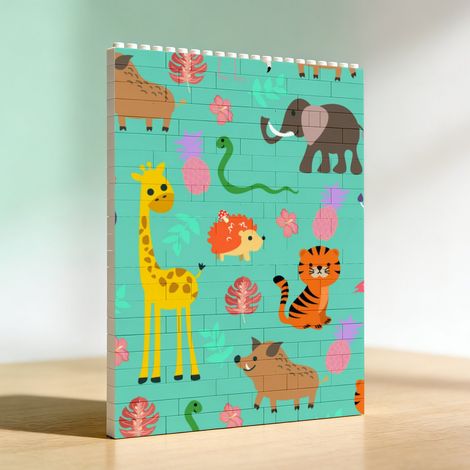 Cadre décoratif en blocs, cadeau d’anniversaire pour amoureux (1/5)