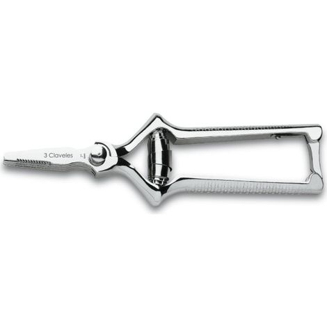 Masticador curvo de acero inoxidable