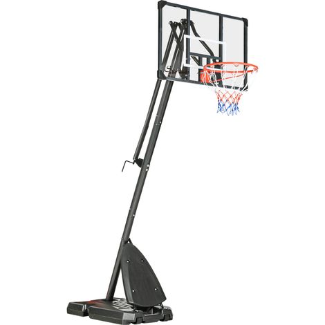 Canasta de baloncesto ajustable de acero con base con ruedas 293-350 cm (1/5)
