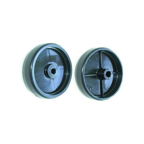 Anti-Überlauf-Rad, anpassbar für MTD Modell LF125H – Ø: außen 127 mm, Bohrung: 12,7 mm, mittlerer Achsabstand: 35 mm, zentriert. Ersetzt Original: 73