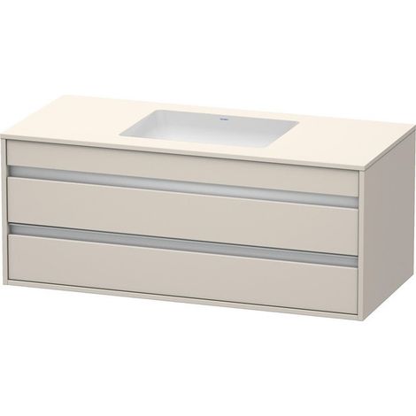 Mueble bajo lavabo KETHO 500x1200x496mm taupe